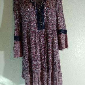 Boho hippie dress sz Small Knox Rose